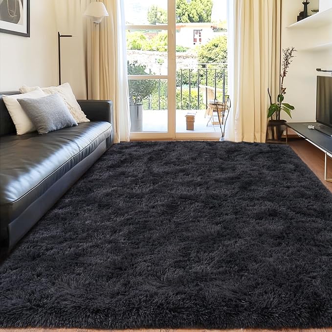 Rugs for Living Room 9x12, Soft Shaggy Modern Shag Area Rug for Bedroom - Image 3