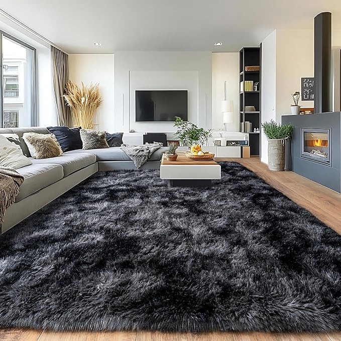 Pionblank Large Area Rug for Living Room 10x14, Fuzzy Modern Shag Rug, Fluffy by PIONBLANK