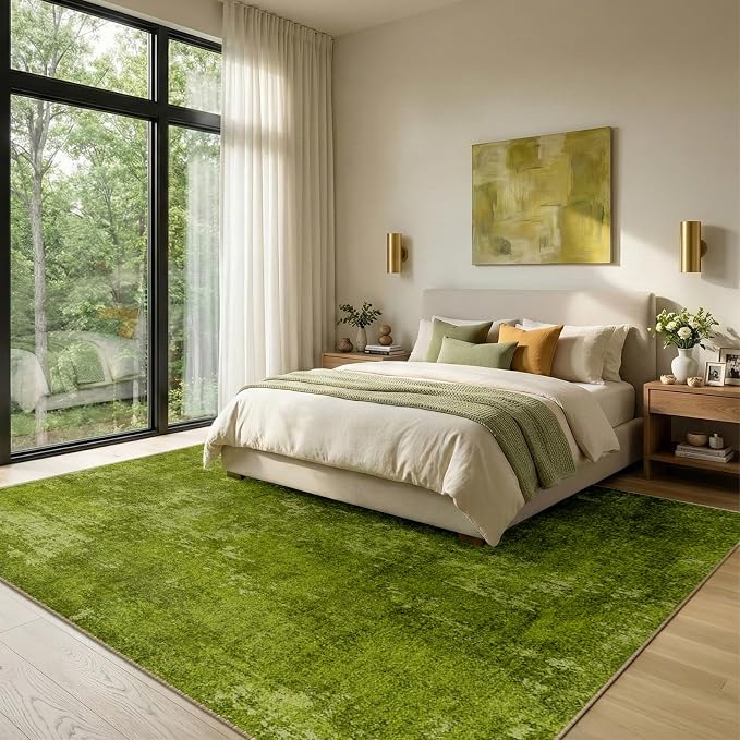 RELEANY Washable 9'x12' Abstract Area Rug - Image 2