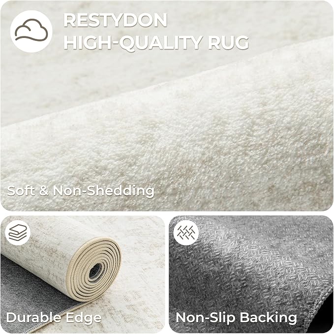 2x10 Runner Rug Non Slip, Washable Hallway Runner Rug, Laundry Room, Soft - Image 7