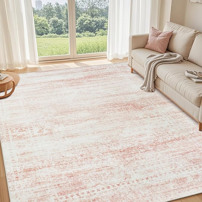 Washable Rugs 6x9 Area Rugs for Living Room, Dining Room- Ultra Soft Faux Wool - Image 8
