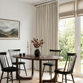 Oatmeal Beige Extra Wide Blackout 60 x 102 Inch Pinch Pleat Curtain 1 Panel | by Twodrapes