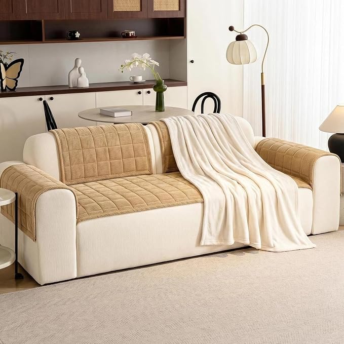 Couch Covers for Dogs Washable, Non Slip Couch Covers for Loveseat Sofa Pet - Image 2