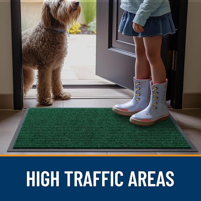 OLANLY Front Door Mat 35x30, Waterproof Heavy-Duty Indoor Outdoor Doormat | - Image 7