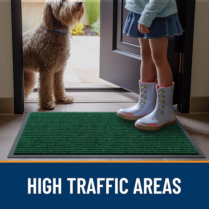 OLANLY Front Door Mat 47x17, Waterproof Heavy-Duty Indoor Outdoor Doormat | - Image 7