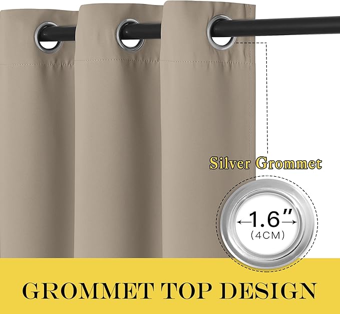 NICETOWN Blackout 108 inch Curtains - Image 5