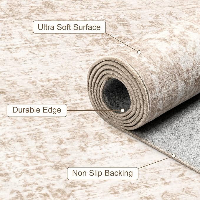 10x12 Area Rugs Living Room: Washable Rug - Image 7