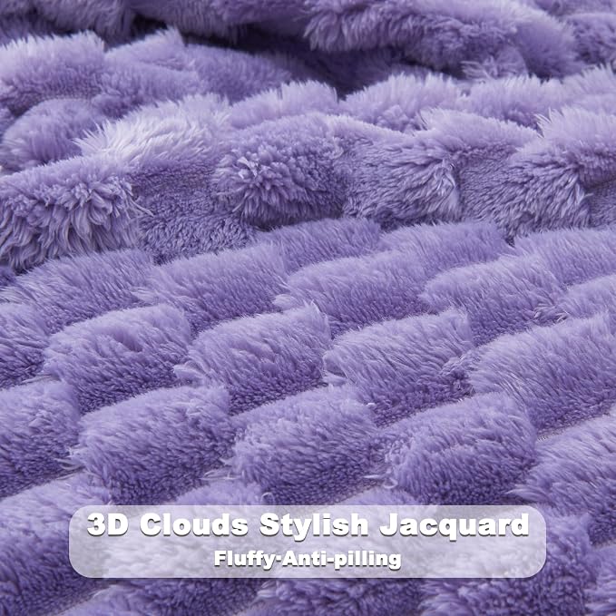 NEWCOSPLAY Fleece Clouds Cozy Throw Blanket - Image 5