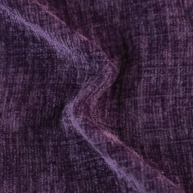 CaliTime Decorative Couch Throw Pillow Covers 24 X 24 Inches Plum Purple | Pack - Image 2