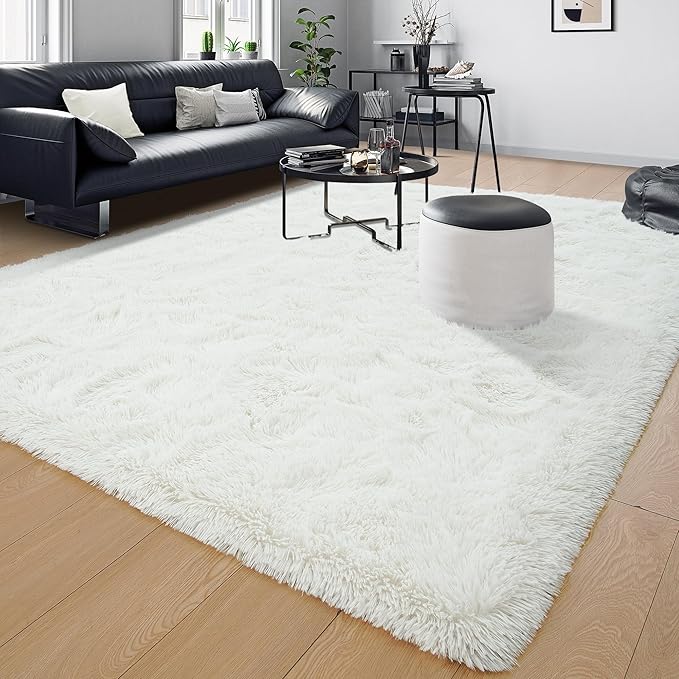 Tepook Super Soft Fluffy Rugs for Bedroom, Shag 5x7 Area Rugs for Living Room - Image 8