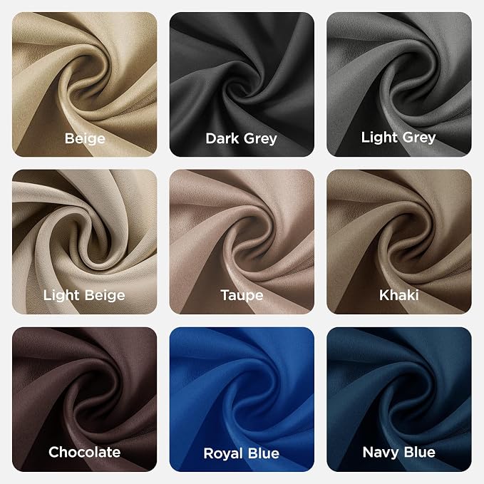 Joydeco Long Blackout Curtains for Bedroom 108 Inch 1 Panel - Image 9