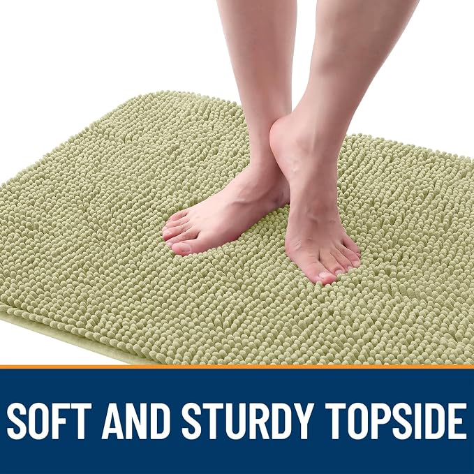 OLANLY Dog Door Mat for Muddy Paws 70x32, Super Absorbent Chenille Mud Mat | - Image 4