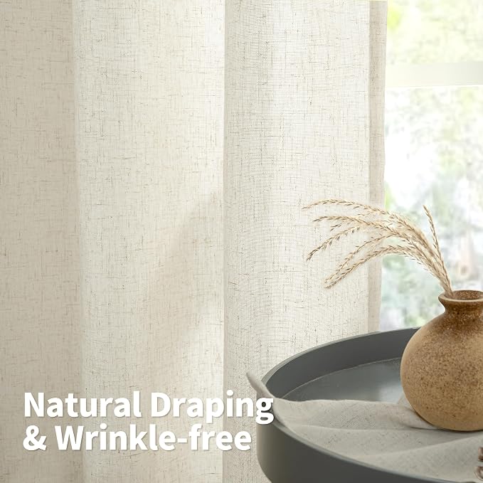 YoungsTex Linen Curtains 84 Inch Length - Image 7