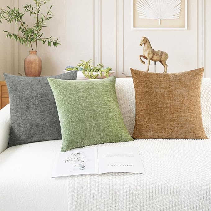 CaliTime Decorative Couch Throw Pillow Covers 20 X 12 Inches Apricot Brown | - Image 5