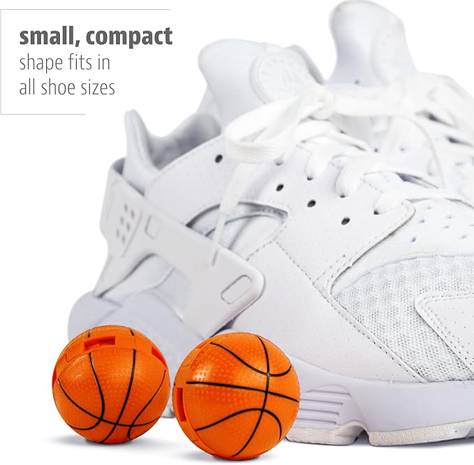 Sneaker Balls Odor-Fighting Shoe Fresheners, Eliminates Unpleasant Smells, Perfect For Sneakers, Gym Bags, Gear Bags, Drawers, Lockers, And More!, Baseball, 2 Pack