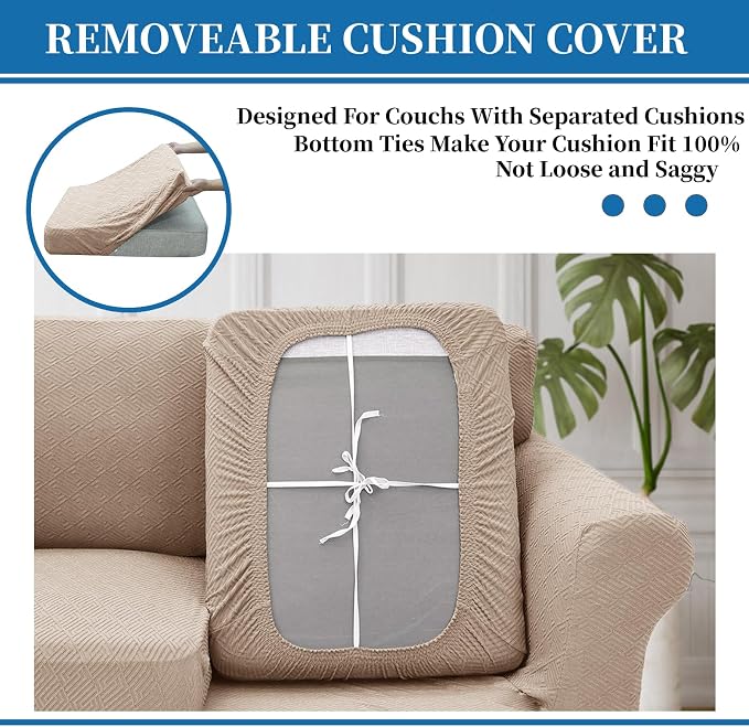 XINEAGE 2026 New 3 Pieces Couch Covers - Image 4