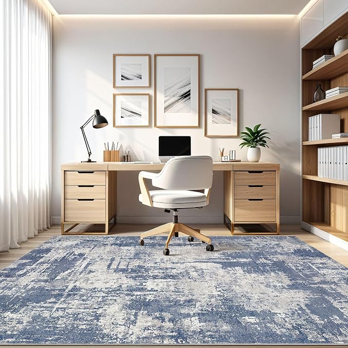 LOONGRUG 10x14 Area Rugs Washable Large Neutral Modern Living Room Rug | - Image 8