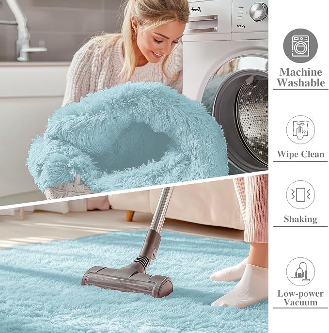 OLANLY 8x10 Machine Washable Large Area Rugs - Image 2