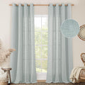 LAMIT Linen Curtains 108 Inches Long by LAMIT