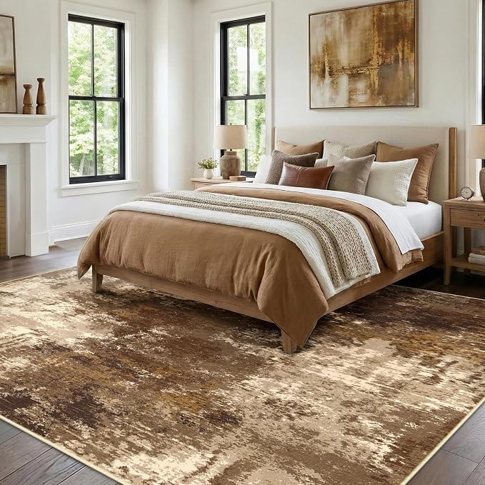 RELEANY Washable 8'x10' Abstract Area Rug - Image 2