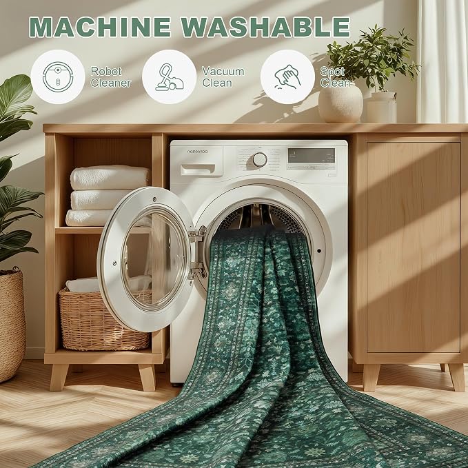 9x12 Area Rugs Living Room: Washable Rug - Image 8