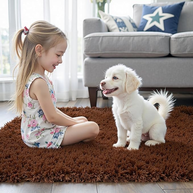 8x10 Area Rugs for Living Room Bedroom, Large Area Rug Shaggy Carpet Soft Plush - Image 7