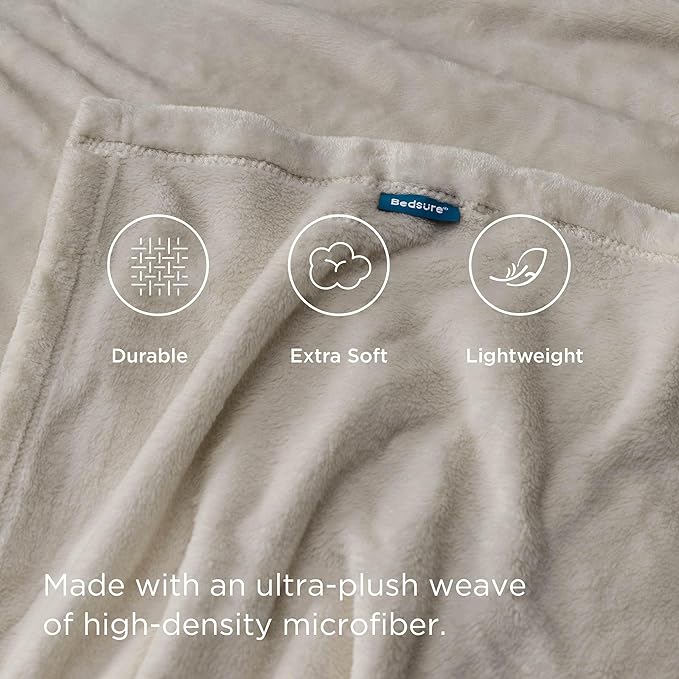 Bedsure GentleSoft Fleece King Size Blankets - Image 4