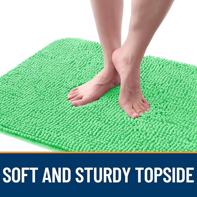 OLANLY Dog Door Mat for Muddy Paws 30x20, Super Absorbent Chenille Mud Mat | - Image 4