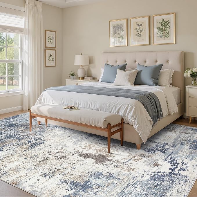 UERMEI 9x12 Area Rug Living Room Rugs - Image 3
