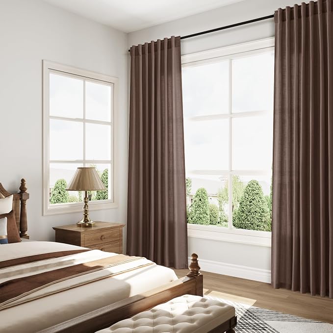Cappuccino Curtains 63 Inches Long 2 Panel Sets - Image 7