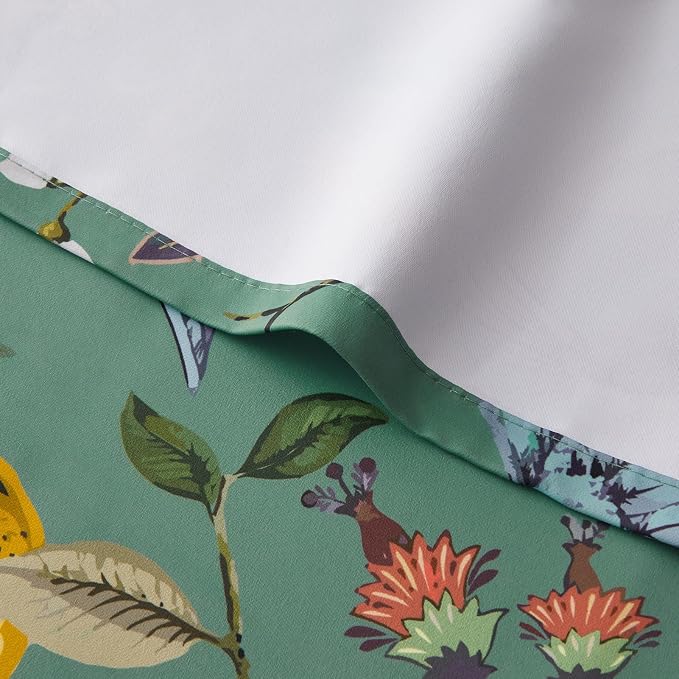 Extra Long 108 Inches Curtains for Large Window Funky Sage Green Tall Light - Image 7