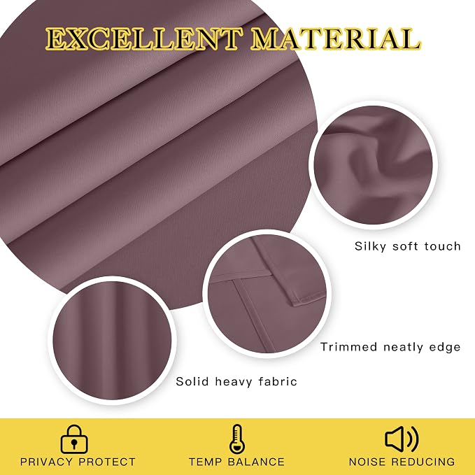 NICETOWN Blackout Bedroom Door Curtain - Image 4