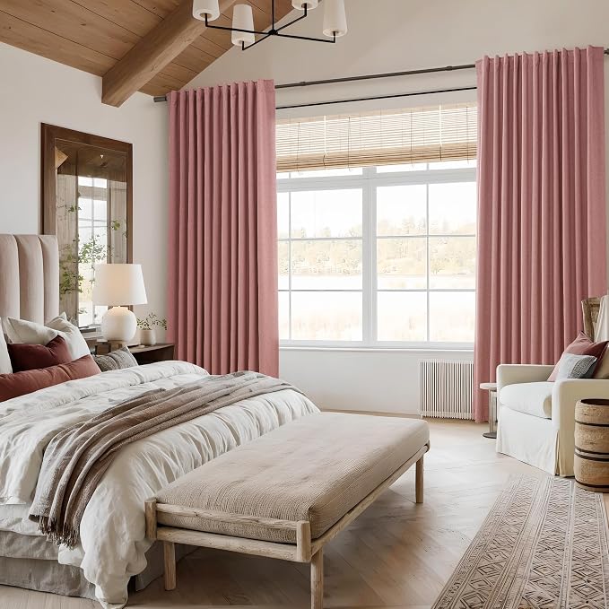 Guken 100% Blackout Curtains 102 Inch Length 2 Panels Set - Image 8