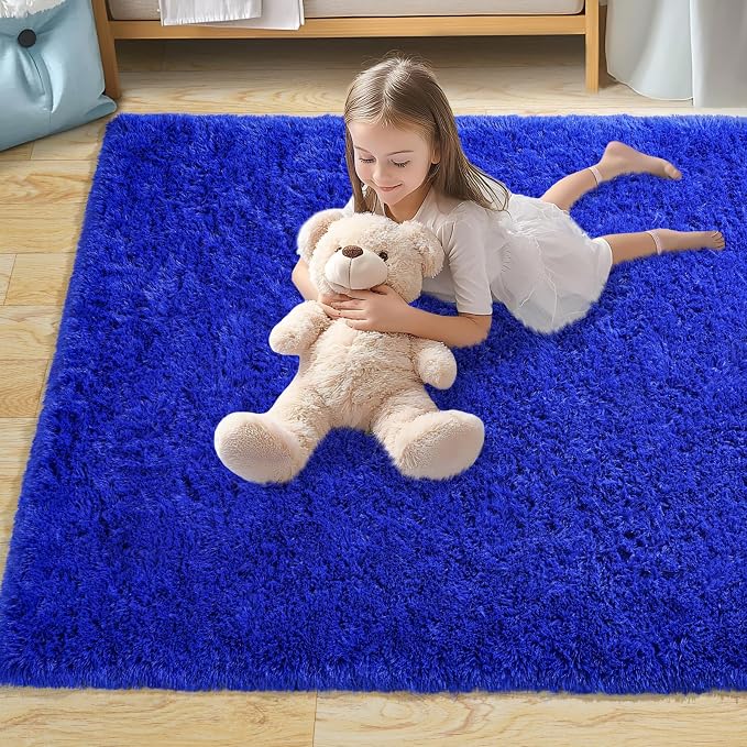 Pionblank Large Area Rug for Living Room 10x14, Fuzzy Modern Shag Rug, Fluffy - Image 7