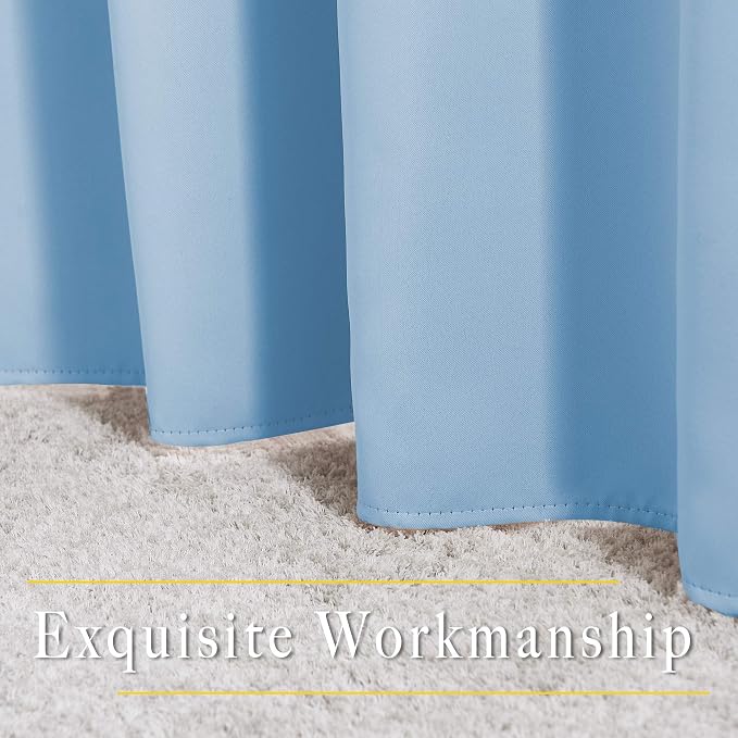 NICETOWN Blue Curtain Panels - Image 6