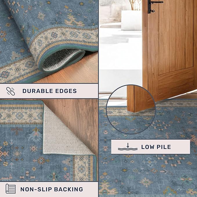Boho 2x6 Non Slip Kitchen Rug Runner - Image 5