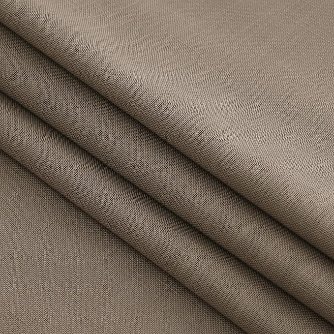 Dark Taupe Linen Curtains 96 Inches Long - Image 6