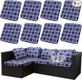 Outdoor Cushion Covers Set, Replacement by SUKAIKEQA