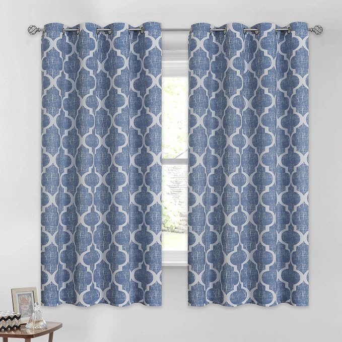 Beauoop 100% Blackout Curtains 54 Inches Long 2 Panels by Beauoop