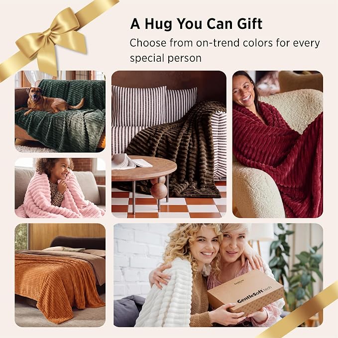 Bedsure Soft Twin XL Blanket for Bed Dorm Orange 66"x90" | Birthday Gifts for - Image 7