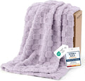 Bedsure GentleSoft Lavender Fog Throw Blanket by Unknown