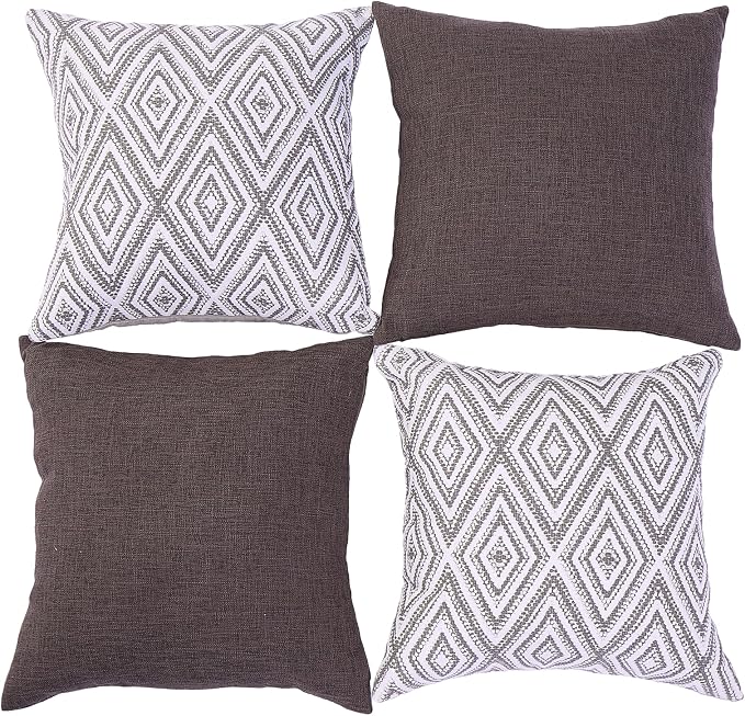 HPUK Decorative Throw Pillow Covers Set of 4 Couch Pillows Accent Cushion Cover - Image 2