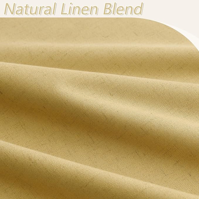 Guken 100% Blackout Curtains 63 Inch Length 2 Panels Set - Image 3
