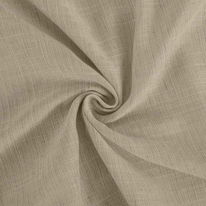 BGment Short Camel Linen Curtains 36 Inches Long - Image 8