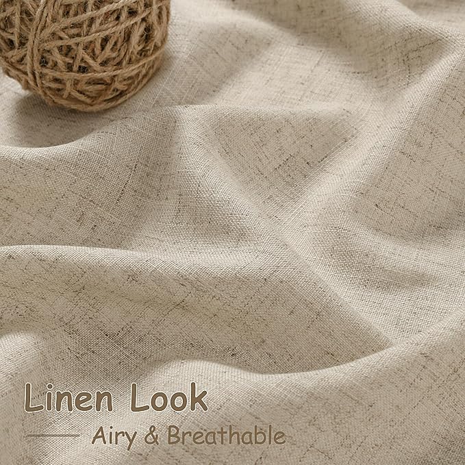 Taupe Burlywood Curtains 63 Inch Length - Image 4