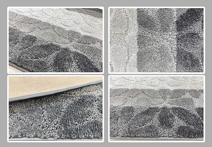 5 Ft Gray Hallway Runner Rug, Non Slip Washable, Kitchen & Entryway | 2'2" x 5 - Image 6