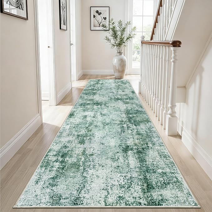 Hallway Runner Rug 2x8 Washable: Entryway Runners Rugs Non Slip Easy-to-Clean by WIEVEDENS