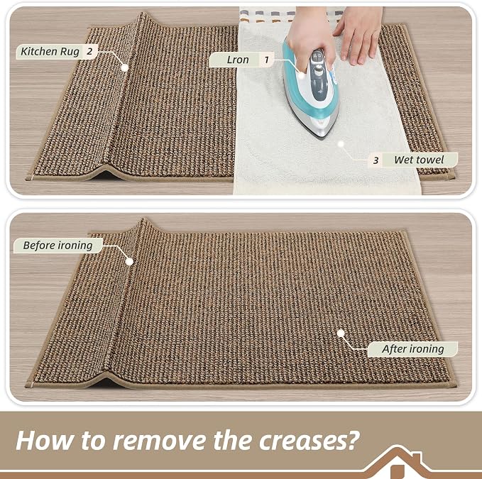 BEQHAUSE Kitchen Runner Rugs 24"x60", Kitchen Mats - Image 9