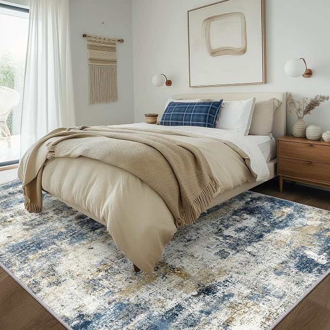 BEIMO Area Rugs 6x9 for Living Room Bedroom, Modern Abstract Machine Washable - Image 4