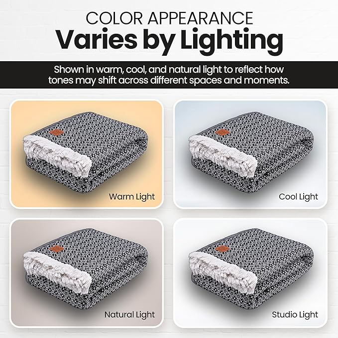 Gold Case Throw Blanket for Bed – 100% Recycled Turkish Cotton Bed Blanket – Decorative Throw Cotton Blankets for Living Room & Bedroom – Woven Twin Blankets - 71x90 - Black